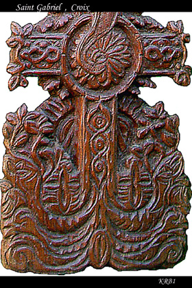 Saint Gabriel, Croix