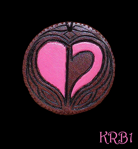 M&eacute;daillon Homestuck Symbole du Coeur