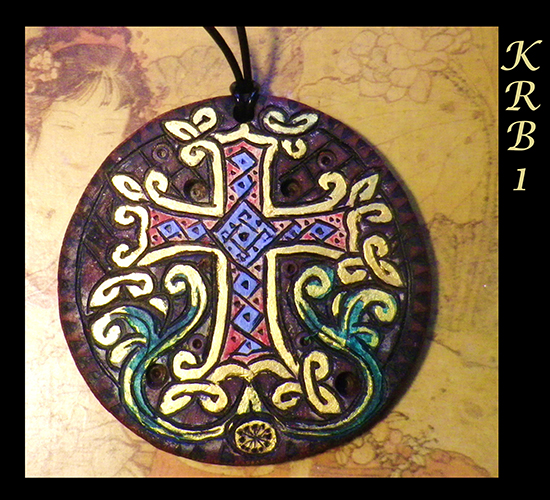 Médaillon Croix arménienne