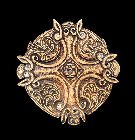 Croix arménienne Paons