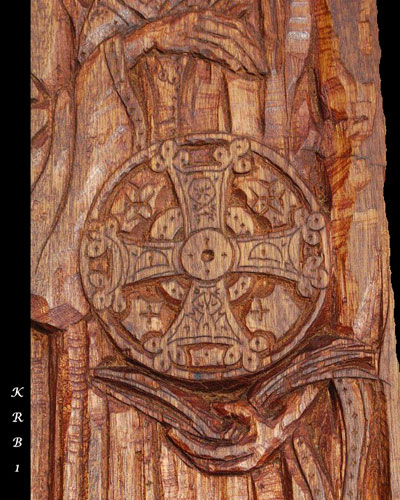 Grégoire Illuminateur, détail de la croix