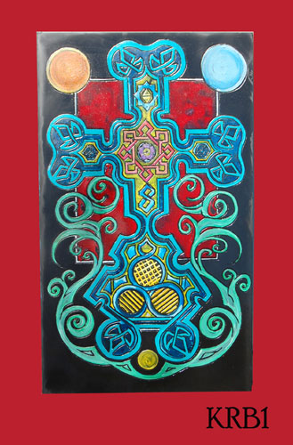 Croix arménienne Myosotis