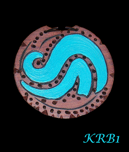 M&eacute;daillon Homestuck Symbole du Souffle